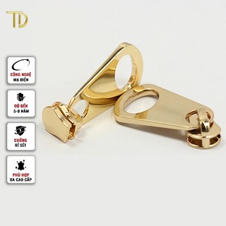Đầu khóa kéo túi xách, đầu khóa kéo thay thế, đầu khóa kéo balo răng 5, Mạ điện độ bền 5-8 năm