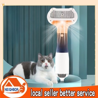 Đa chức năng Pet Blower Comb Pet Drawing Comb Cat Dog Blower Máy sấy lông thú cưng 3 trong 1