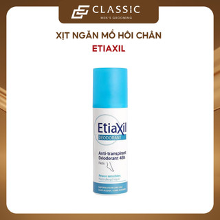 Xịt Khử Mùi và Ngăn Mồ Hôi Chân Etiaxil Déodorant Anti-Transpirant 48h Pieds 100ml