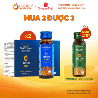 Combo 20 chai Nước uống Đông Trùng Hạ Thảo Hector Sâm