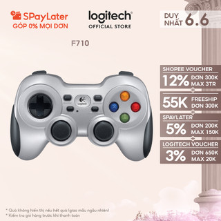 Tay cầm chơi game console không dây Logitech F710 - USB 2.4Ghz, 4 phím di chuyển D-Pad