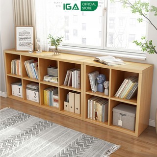 Kệ sách hộc tổ ong gỗ mdf 15mm phủ melamin cao cấp thuơng hiệu IGA - GP100