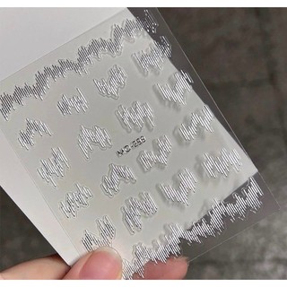 Sticker Sóng Nhạc Ánh Phản Quang MO299  - Trang Trí Móng Tay Họa Tiết Dễ Thương