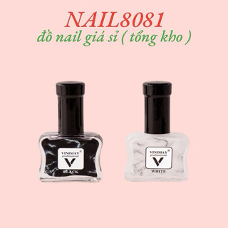 Long cồn Vinimay lẻ Trắng Đen chai 15ml ( Chính Hãng )