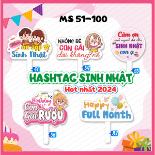 Bảng hashtag sinh nhật