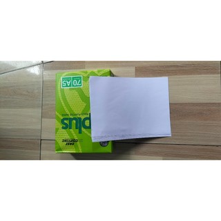 Giấy in A5 IKPlus ĐL70 ( Lưu ý : kích thước 14.8x21cm ,nhỏ bằng nửa giấy A4 )