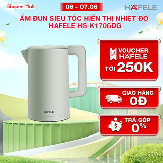 Ấm đun siêu tốc hiển thị nhiệt độ Hafele HS-K1706DG 535.43.549