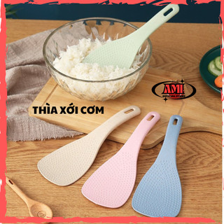 Muôi xới cơm, thìa xới cơm bằng nhựa lúa mạch chống dính AMI