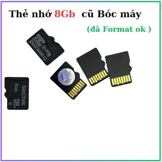 thẻ nhớ 8G (hàng tháo máy,đã format ok)
