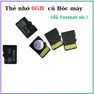 thẻ nhớ 8G (hàng tháo máy,đã format ok)