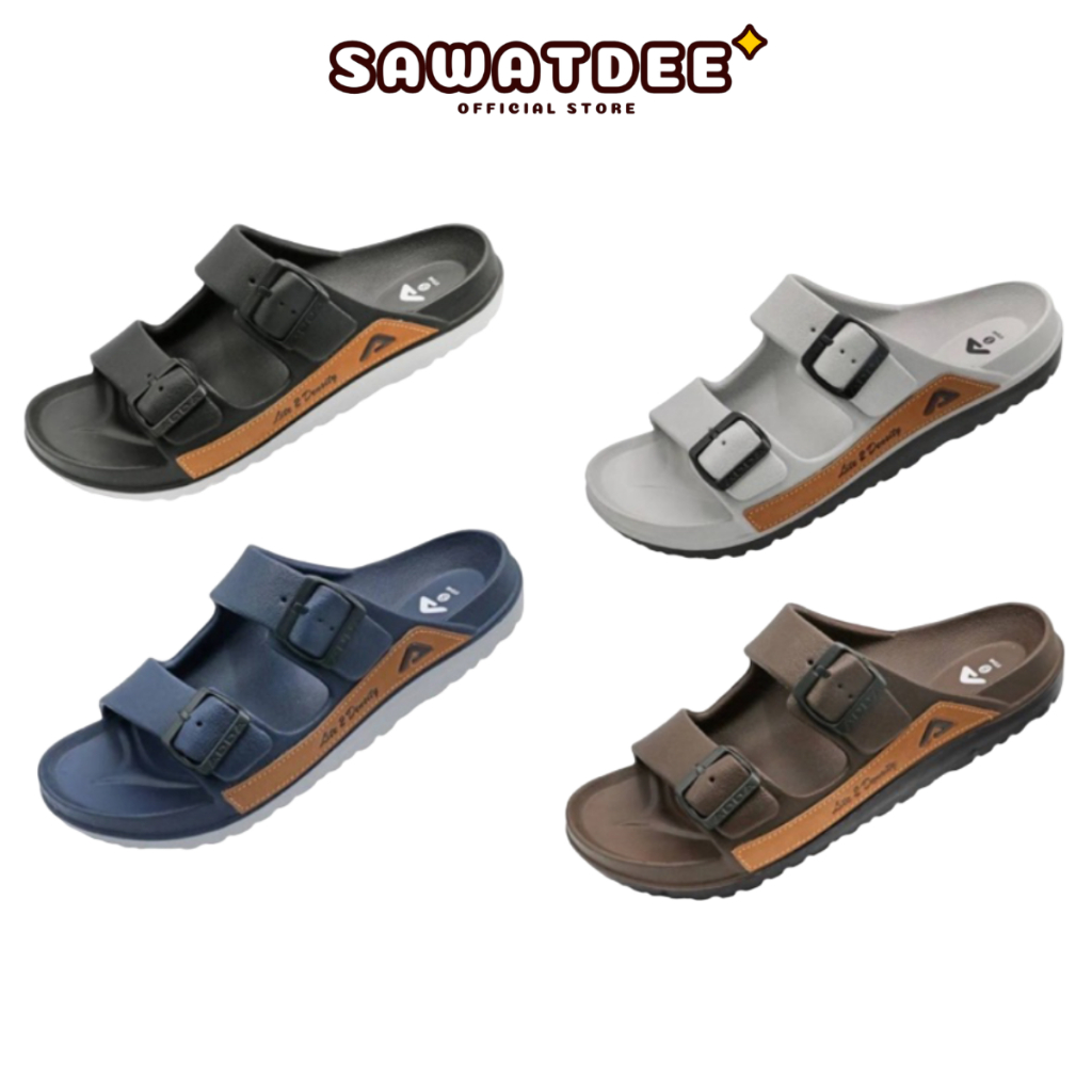 Dép Thái Lan Nam ADDA 2 Quai Ngang LITE 2 DENSITY Nhập Khẩu Chính Hãng