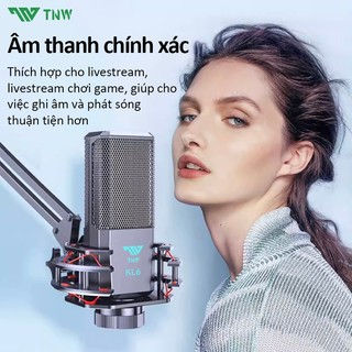 TNW KL6 Micro condenser,Micro điện dung,Micro chơi game,Supercardioid Streaming Micro