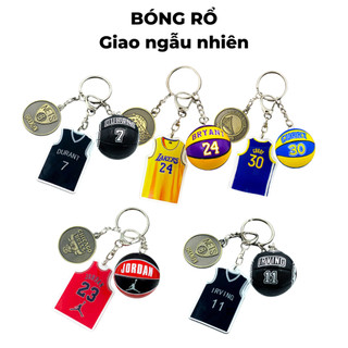  Móc Treo Chìa Khóa Bóng Đá Bóng Rổ Logo CLB nổi tiếng 