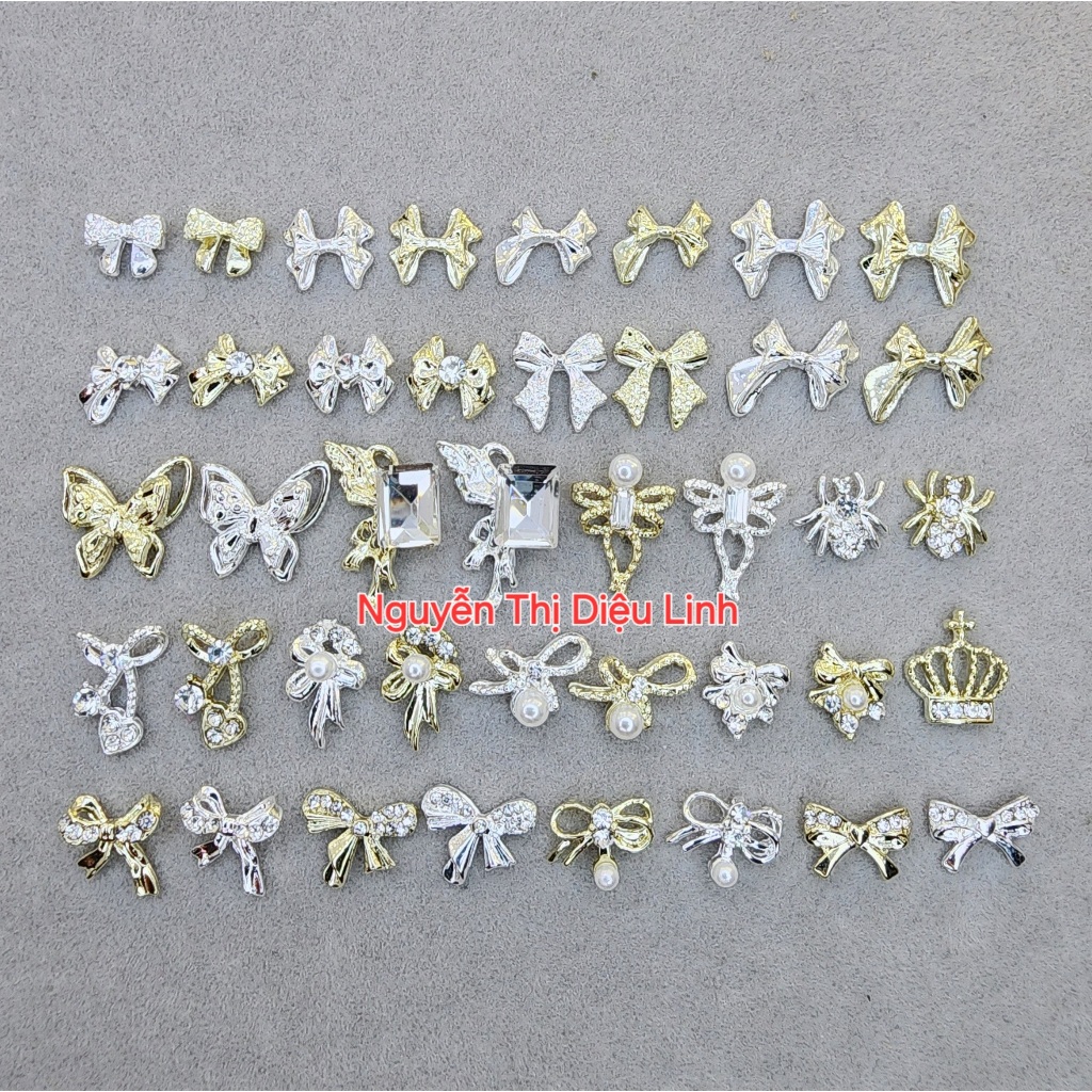 Túi 5 viên chamr nail trang trí móng tay