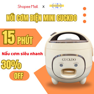Nồi cơm điện mini Guckdo dung tích 1L - 1.8L nhỏ gọn phù hợp cho 1-3 người ăn - CHEFMAN