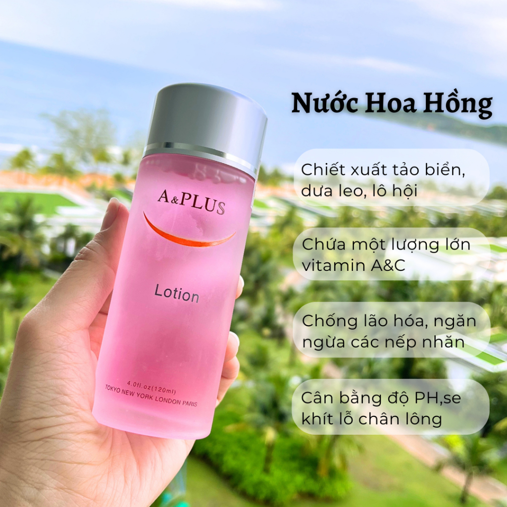 A003 Nước hoa hồng 120ml 𝐂𝐚̂𝐧 𝐛𝐚̆̀𝐧𝐠, 𝐝𝐮̛𝐨̛̃𝐧𝐠 𝐚̂̉𝐦 𝐩𝐡𝐮̣𝐜 𝐡𝐨̂̀𝐢 𝐝𝐚