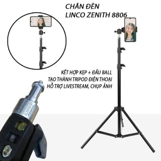 Chân đèn linco zenith series 8. chân đèn flash nhỏ cho flash đầm tay
