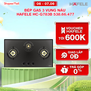Bếp gas 3 vùng nấu Hafele HC-G783B 538.66.477