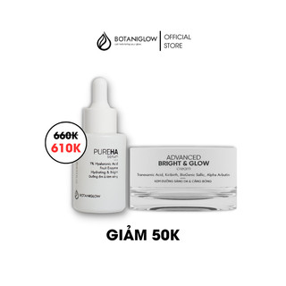 [GIẢM 50K] Serum HA Fruit Enzyme Cấp Ẩm Sáng Da 30ml X  Kem Dưỡng Da Mặt Làm Sáng, Căng Bóng, Mờ Thâm 20G BOTANIGLOW