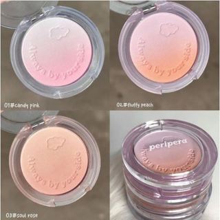 [Hàng có sẵn] Phấn má hồng thuần chay Peripera PURE BLUSHED CUSTOM CHEEK [Glow Beauty]