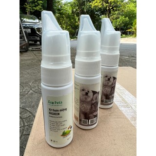 Xịt thơm miệng chó mèo Dk Green 60ml tinh chất trà xanh mật ong giúp loại bỏ mảng bám