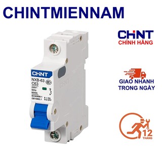 Cầu dao aptomat an toàn mcb nxb-63 1p 1a-63a 1 pha 6ka hãng chint