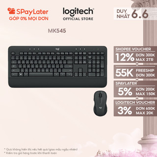 Combo Bàn phím và chuột không dây Logitech MK545
