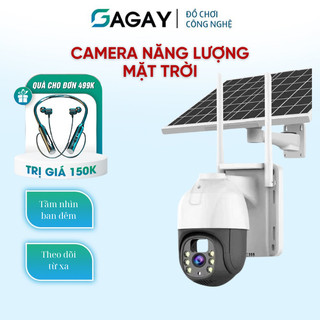 Camera Năng Lượng Mặt Trời T03 Camera 1080P HD 4G WiFi Phát Hiện Chuyển Động 2 Chiều Chống nước GAGAY GD807