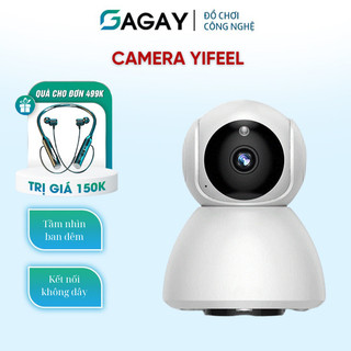 Camera gia đình Yifeel camera wifi V380 xoay 4 chiều hình ảnh sắc nét kết nối với điện thoại điều khiển đàm thoại t