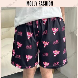 Quần Short hoạt hình PINK SHOW Unisex ❤ dành cho nam nữ mặc nhà 38-80kg Molly Fashion
