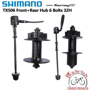 Hub shimano tx506, đùm/ moay ơ xe đạp shimano líp thả phanh đĩa 32 lỗ