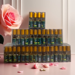 [ Mẫu Mới Sâm Green Herb Oil ] 12 chai bi lăn 10ml