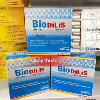 Men tiêu hoá dạng viên Biodilis hộp 100v