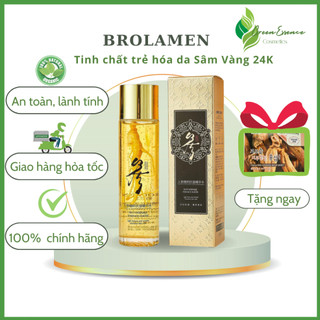 Tinh chất nhân sâm 24K BROLAMEN - Tái sinh da lão hóa, phục hồi, cấp ẩm mờ thâm Dung tích 130ml