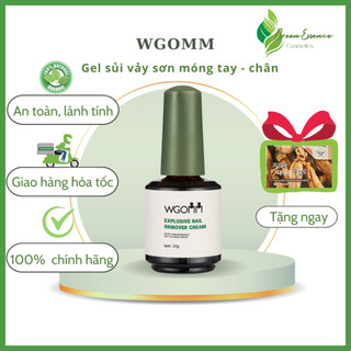 GEL phá móng WGOMM, gel phá lớp sơn móng tay phá lớp sơn móng chính hãng Đức Tách lớp sơn móng