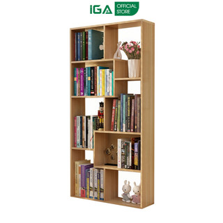 Kệ sách đa tầng để sàn gỗ 15mm MDF phủ melamin thương hiệu IGA - GP42B