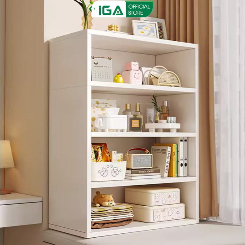 Kệ sách 3 4 5 tầng đa năng decor phòng cực xinh theo phong cách Hàn thương hiệu IGA - GA30