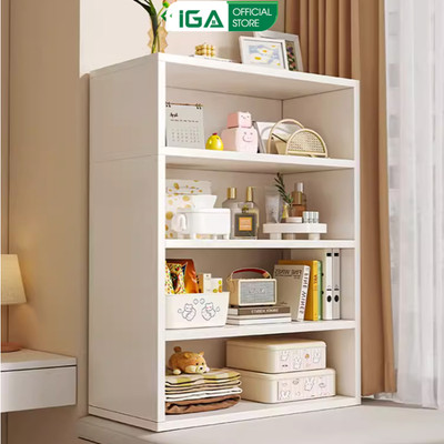 Kệ sách 3 4 5 tầng đa năng decor phòng cực xinh theo phong cách Hàn thương hiệu IGA - GA30