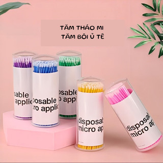 Tăm tháo mi , tăm bôi ủ tê 100 chiếc tăm bông tiện dụng 88801