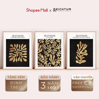 Tranh treo tường SET3 của REICHTUM - Decor phòng ngủ chill/ Nhà/ Tráng gương/ Chất vải bền bỉ