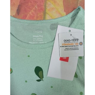 Bộ cotton mặc nhà cộc tay bé gái Canifa