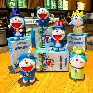 - Mô hình Doraemon vòng quanh thế giới mô hình doraemon mô hình trưng bày tượng doraemon