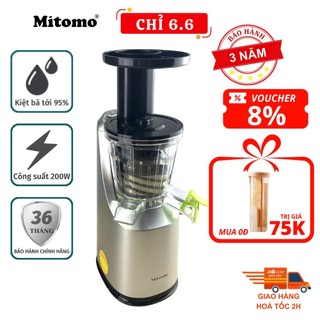 Máy ép chậm, máy ép trái cây Mitomo EC 55 chính hãng bảo hành 3 năm toàn quốc