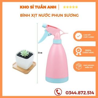 Bình tưới cây phun sương dạng xịt 500ml có thể phun tia hoặc phun sương tiện dụng tưới hoa cây cảnh,xịt lau kính