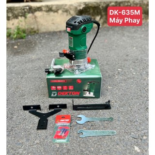 Máy phay gỗ điện cốt 6.35mm dekton dk-635m công suất 710w