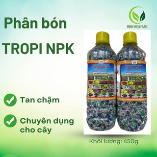 Phân bón tổng hợp tropi npk /hộp 450g/ đặc hiệu cho hoa và cây cảnh