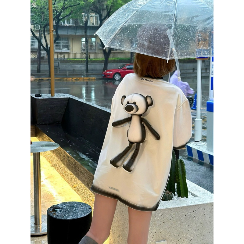 Áo Phông 13DMZ Gấu Viền Màu Nổi [kèm ảnh thật]