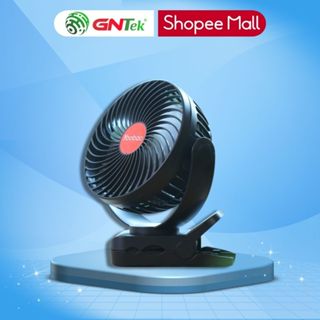 Quạt mini đế kẹp YOOBAO F8 kiêm đèn led,quạt mini 3in1, dùng liên tục 8-30 tiếng