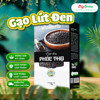 Gạo Lứt Đen Hộp 1kg - Phúc Thọ
