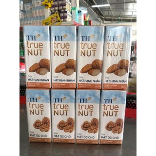 Thùng 48 hộp sữa hạt óc chó ,masca, hạnh nhân TH true NUT 180ml